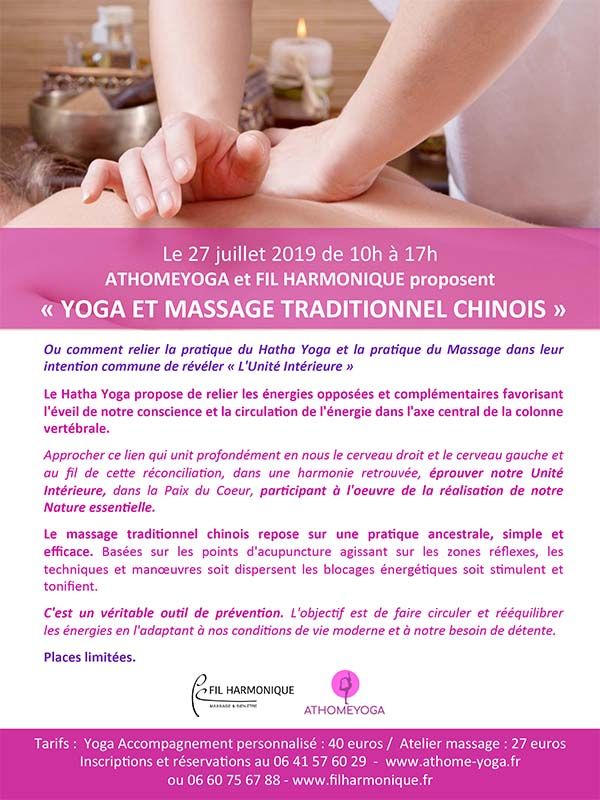 Yoga & massage traditionnel chinois